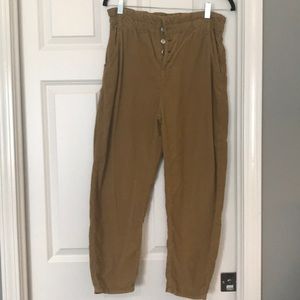 Zara Corduroy Ankle Pants